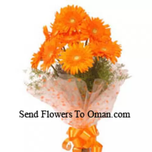 12朵橙色非洲菊花花束