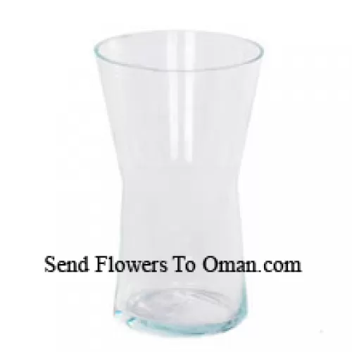 ガラス製花瓶（12〜24本の花に最適）